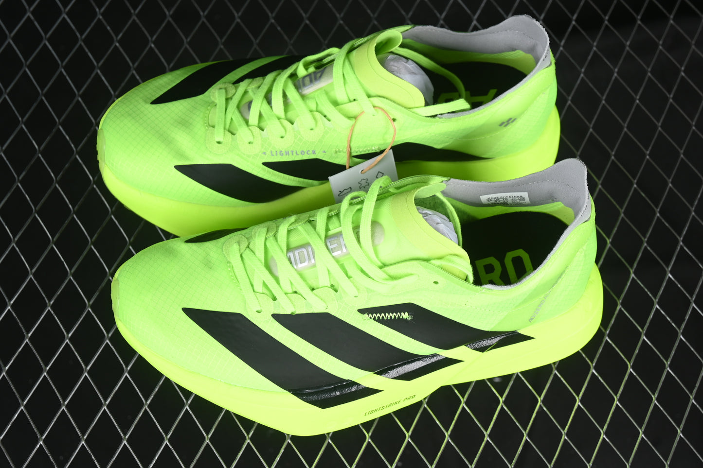 Adizero Adios Pro 4 'Lucid Lemon Black'