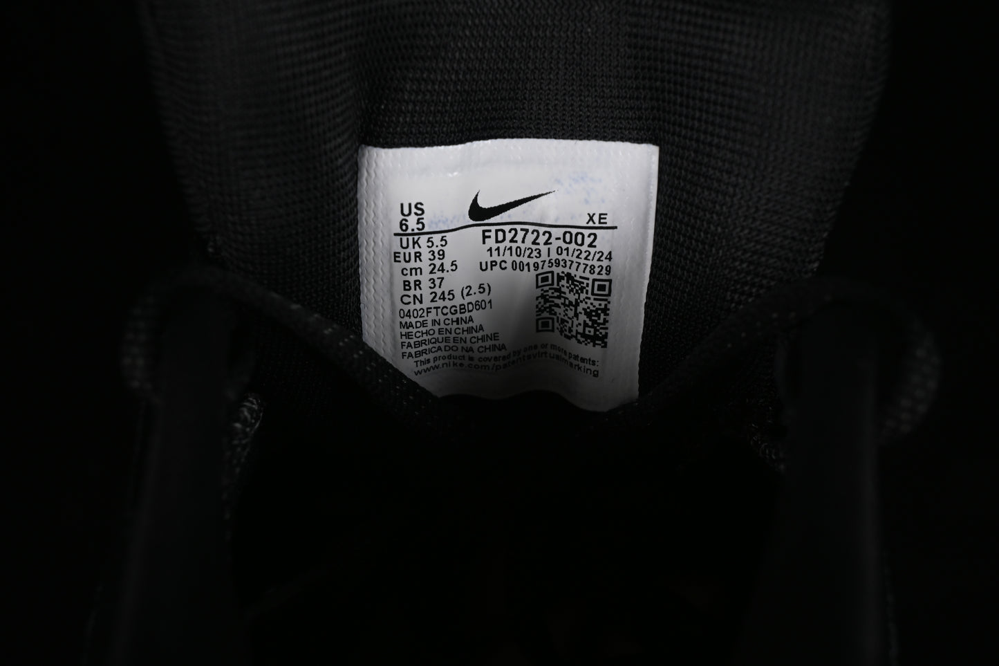 Nk Air Zoom Pegasus 41 preto