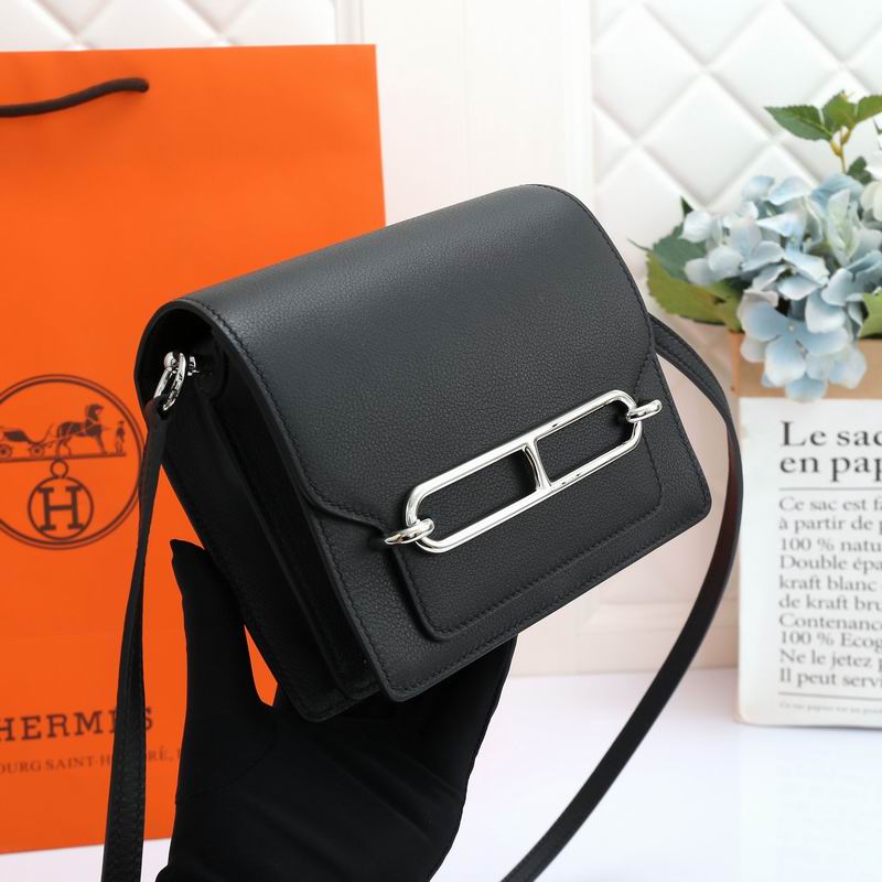 Bolsa Hermès Roulis Evercolor Preto